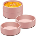 4 Pack Silicone Air Fryer Egg Pan Individual Microwave Egg Cooker Eggwich Egg Bites Molds for Oven Microwave - Pink