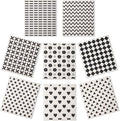 Lucomb Sedish Dishcloth (8 Pack-Japanese Pattern)