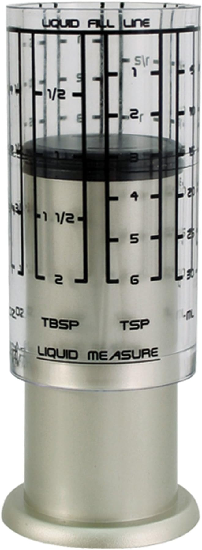 KitchenArt Professional Series 2 Cup Adjust-A-Cup, Champagne Satin, Adjustable, 1/8 to 2-Cup