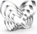 Butterfly Cookie Cutter Set in Assorted Sizes - 5 Inch, 4 Inch, 3 Inch, 2 Inch - 4 Piece - Stainelss Steel
