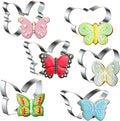 FUSOTO 6PCS Butterfly Cookie Cutters Set, 3 Inches Butterfly Shaped | Cookie Cutter, Stainless Steel Cookie Cutters for Baking, Butterfly Shapes Baking Tool for Homemaking Cookie,Biscuits,Dough