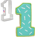 Ann Clark Number One #1 Cookie Cutter, 3-1/4" Made in USA | Celebrate All of Your Firsts! Perfect Size and Shape from America's Largest Cookie Cutter Maker, Food-Safe American Steel