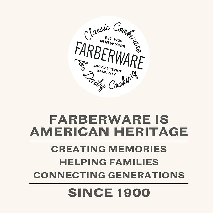 Farberware Classic Series Anniversary Edition Stainless Steel Sauté Pan and Lid with Helper Handle, Induction Suitable, 6 Quart Jumbo Cooker, Metal Utensil Safe - Stainless Steel