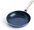 Blue Diamond 8" Diamond Infused Ceramic Nonstick Frying Pan Skillet, Blue | PFAS-Free Ceramic Nonstick, Dishwasher & Oven Safe, Stay Cool Handle, Durable Metal Utensil Safe, Egg & Omelet Pan