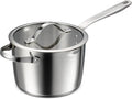 Tramontina Tempo Tri-Ply Base Stainless Steel 4-Qt Large Sauce Pan with Lid | Induction-Ready Saucepan, Oven-Safe, Dishwasher-Safe