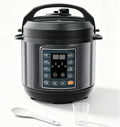Simple Deluxe 10-In-1 Electric Pressure Cooker, 3QT Instant Multi Cooker, Olla de Presion Nonstick Pot 3 Quarts for Slow Cook, Rice Cook, Steam, Sauté, Canning, Yogurt Maker, Warm, Black