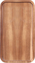Acacia Wood Serving Trays Charcuterie Board Cheese Platter Wooden Plates | Rectangle Kitchen Dinner Tray Wood Cake Plates Cookie Appetizer Platters Long Snack Dessert Trays for Party Food Platter