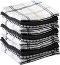 T-Fal Premium Waffle Dish Cloths: Highly Absorbent, Super Soft Long Lasting - 100% Cotton, 12"x13" Towel for Cleaning & Drying, (12-Pack), Neutral