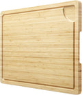 Garvee 20 in x14 in Large Cutting Board for Kitchen, Bamboo Wood Chopping Board with Juice Groove & Handles, Reversible Wooden Butcher Block Charcuteries Cheese Serving Tray