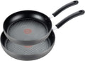 T-Fal Ultimate Hard Anodized Nonstick Fry Pan Set, 2-Pack, 8, 10 in, Onyx
