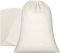 Pangda 15 Pcs Muslin Bags 15 x 22 Inch Cloth Bags with Drawstring Large Storage pouches Bulk Cotton Reusable Grocery pouches DIY Craft Sachet for Party Wedding Home Storage