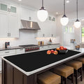 Silicone Protector Mat 47x24 Inch,Black | 1.3mm silicone mat, heat resistant, non-slip & waterproof. Ideal for baking, painting, resin, welding and table protection.