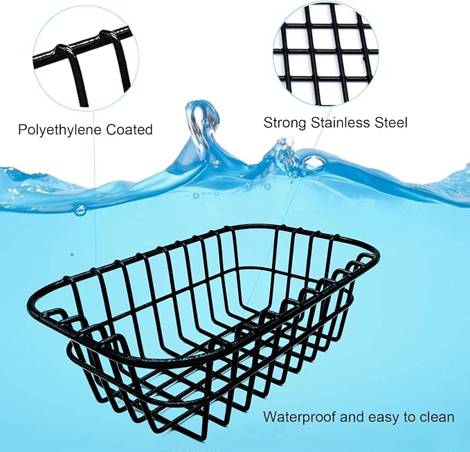 Cooler Basket Compatible with YETI Roadie 24, Dry Goods Wire Cooler Rack Storage Will Keep Smaller Items Dry and Stay Goods High for Roadie 24 Ice Chest Good to Hold Fruit, Utensils, etc