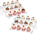 Lifewit 12″ Spice Rack, Perfume Cologne Stand,Tool-Free Assembly, 2 Pcs | 3-Tier Clear Display Riser Shelf, Cupcake Stand, Seasoning Figurine Makeup Holder, Room Decor, Kitchen Cabinet Storage