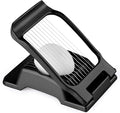 Multipurpose Heavy Duty Aluminium Egg Slicer, Stainless Steel Wire, Black | Not Dishwasher Safe, Rust Resistant, Egg Cutter for Hard Boiled Eggs, Soft Food and Soft Fruit, Salads, Butter, Cheese, Spam