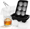Large Ice Cube Tray for Freezer - 2 Pack Stackable Round Ice Cube Molds Set, Easy to Fill & Release with Storage Bin and Tongs for Kitchen, Party, Cocktail & Coffee, Gifts for Whiskey Lover (1.93In)