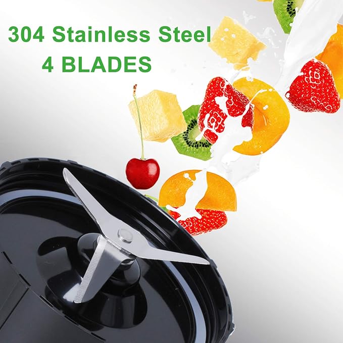 Cross Blade Compatible with Magic Bullet Mini Blenders Replacement Part Only，Not for Magic Bullet 250W or Any Nutribullet Models