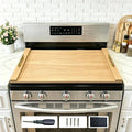 Noodle Board Stove Cover w/Handles, for Gas & Electric Stoves | Expands counter space, multi-use sink cover & tray, farmhouse decor, anti-crack build, for home kitchens & RVs