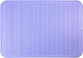 MicoYang Silicone Dish Drying Mat for Multiple Usage,Easy clean,Eco-friendly,Heat-resistant Silicone Mat for Kitchen Counter or Sink,Refrigerator or Drawer Liner Light Purple 2XL 24 inches x 18 inches