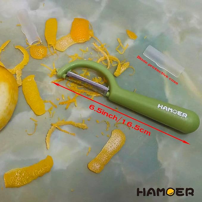 Vegetable Fruit Swivel Peeler Good Grips Handle Easy to Clean | Modern minimalist ergonomic handle,Simple structure,Multifunctional,Cartorya peeler,Blade guard