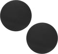 uxcell 2pcs Silicone Trivet Mats 11.8" Dia Round Non-Slip Silicone Pot Holders for Hot Pots and Pans, Heat Resistant Hot Pads for Kitchen Hot Dishes Table Countertops, Black