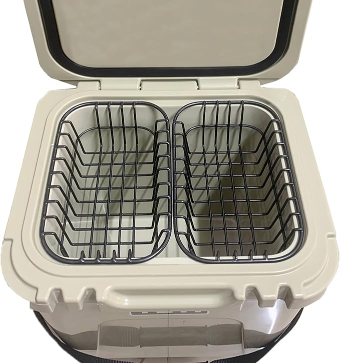 Cooler Basket Compatible with YETI Roadie 24 and Yeti Roadie 32, Dry Goods Wire Cooler Rack Storage Will Keep Smaller Items Dry and Stay Goods High for Roadie 24,32 Ice Chest Good to Hold Fruit, etc.