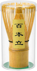 Clay&Fire Matcha Whisk, Handcrafted Bamboo Whisk for Matcha Powder (Yellow) | Traditional Japanese Chasen for Matcha Stirrer, 100% Natural Matcha Wisk