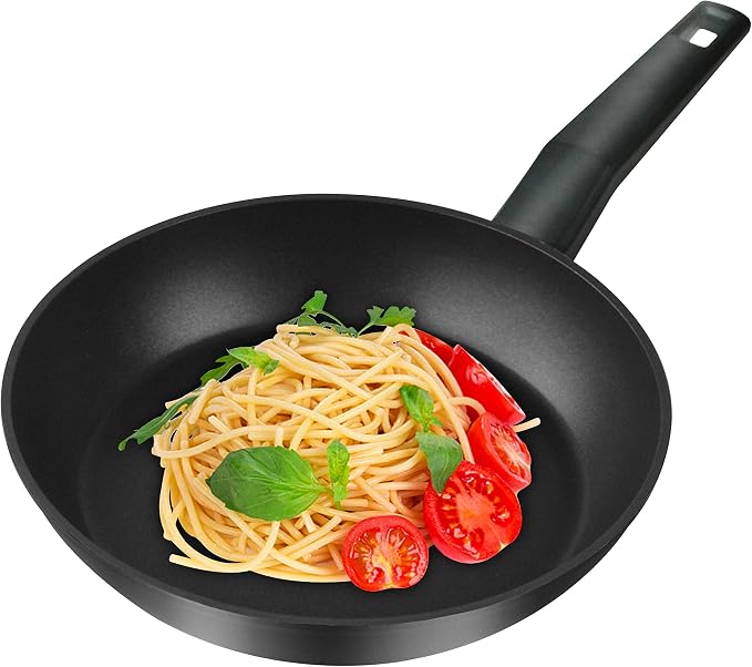 9.5“ Nonstick Frying Pan, Nonstick Fry Pan Griddle Pan, Dishwasher and Oven Safe, PFOA-Free, Stovetop Grill Pan Works with Gas, Electric Stove, Induction Cooktops