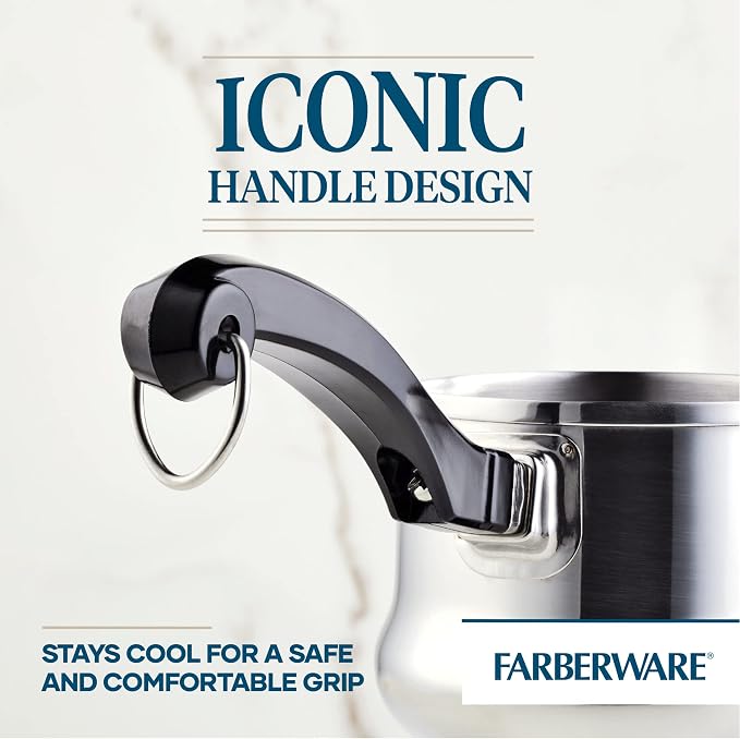 Farberware Classic Series Stainless Steel Butter Warmer, Melting Pot, Milk Warmer Pot