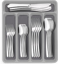 40-Piece Silverware Set with Organizer, EWFEN Heavy Duty Stainless Steel Flatware Set for 8, Food-Grade Tableware Cutlery Set, Utensil Sets for Home Restaurant, Mirror Finish, Dishwasher Safe