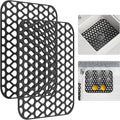 Silicone Sink Mat 2PCS TOOVEM Sink Protectors for Kitchen Sink Mats | 13.58 x 11.6 inch Silicone Sink Mat 2PCS Cistern Protectors for Kitchen Sink for Bottom of Stainless Steel Porcelain