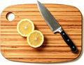 Small Bamboo Cutting Boards for Kitchen with Hanging | Medium Bamboo Cutting Board for Vegetables, Fruit, Bread, Meat, Cheese, Charcuterie - BPA Free, 10" x 8"