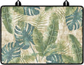 Tropical Leaf Print Electric Stove Insulation Pad Heat & Stain Resistant Dish Drying Mat for Kitchen 30x21 Inch Cooktop Stove Guard Protector with Anti-Slip Grip Extra Large Mat