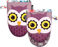 Alselo Mini Oven Mitts 2-Pack Set,Silicone Little Kitchen Gloves