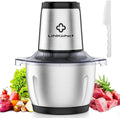 LINKChef Food Processor, 6 Cup Mini Food Chopper, 250W Electric Meat Grinder with Stainless Steel Blades, 1.5L Compact Kitchen Processor for Meat, Vegetables, Onion, Garlic & Baby Food