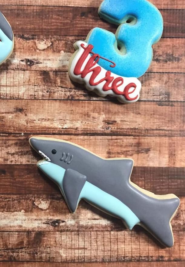 Ann Clark Shark Cookie Cutter Extra Large 6" Made in USA | Perfect Size and Shape, America’s Largest Cookie Cutter Maker, Food-Safe American Steel