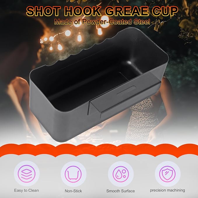 Grease Trap/Griddle Grease Catcher/Drip Tray/Grease Cup Replacement for Blackstone Grill,Grease Catcher for Black Stone Griddle 17, 22, 28, 30 & 36 inches.