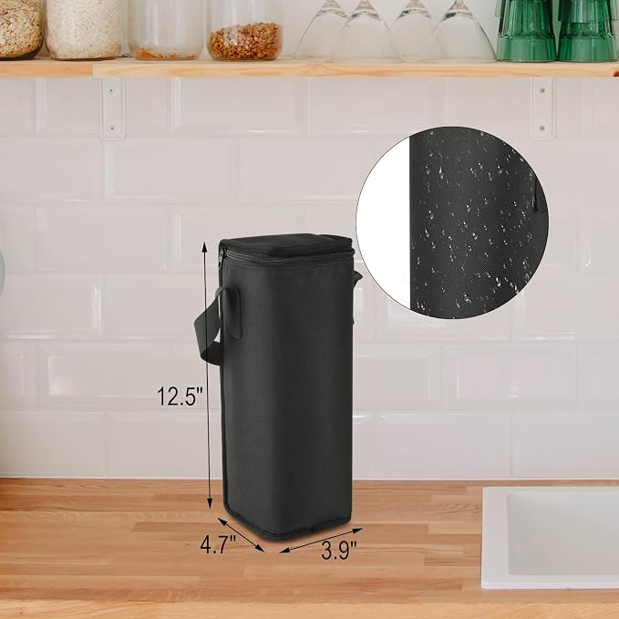 Beautyflier Portable Blender Storage Bag Compatible with Hamilton Beach Portable Blender, Carrying Case for Small Blender, Mini Blender Travel Storage Organize (Bag Only)