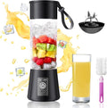 2026 New Portable Smoothies Blender - 13 Oz Personal Travel Blender | Small Blender with 6 Blades & 380ML Cup BPA Free, High Blending Speed Suit for Making Fresh Juice in Travel Sports