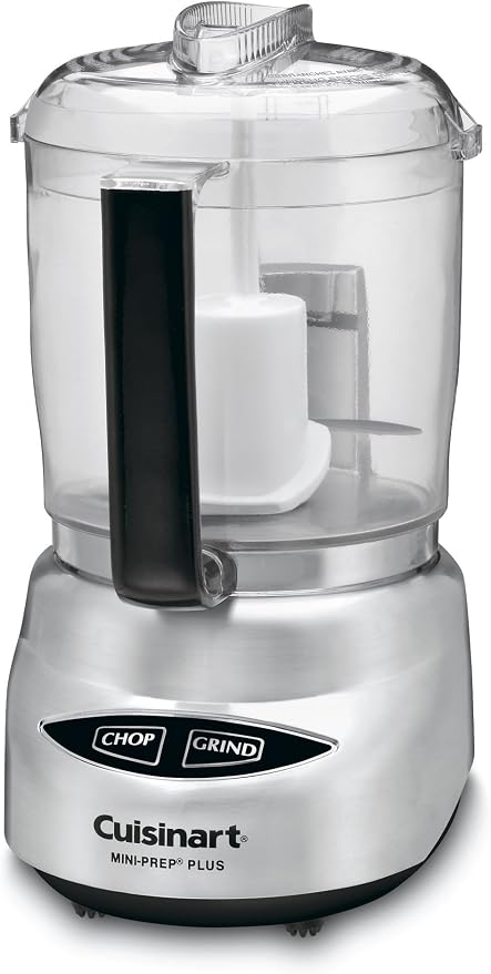 Cuisinart Mini Prep Plus Food Processor, 4 Cup, Brushed Stainless (Shiny)