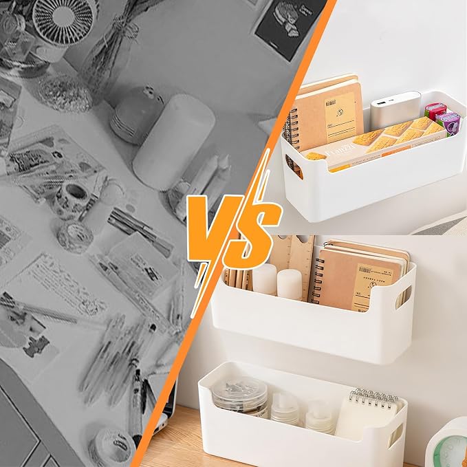 2 Pcs Kitchen Cabinet Door Organizer,Adhesive Mount Inside Cabinet Door Storage,Under Sink Door Storage Shelf for Kitchen,Bathroom,Office,Garage,Craft Room(Transparent)