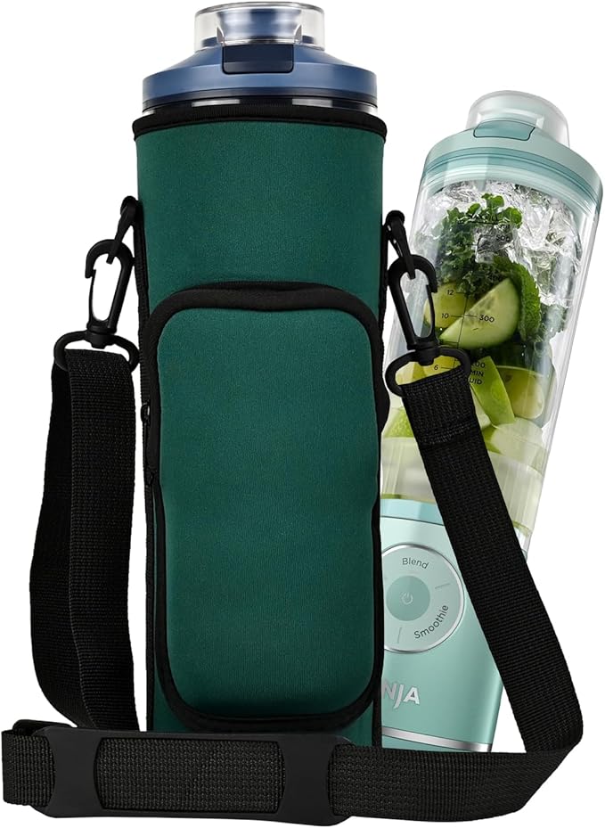 Portable Blender Storage Bag Sleeve for Ninja Blast Max Portable Blender | with Shoulder Strap and Accessory Pocket for Ninja Blast Max BC251NV/BC251GY/BC251MT/BC251PK/BC251LD Portable Blender