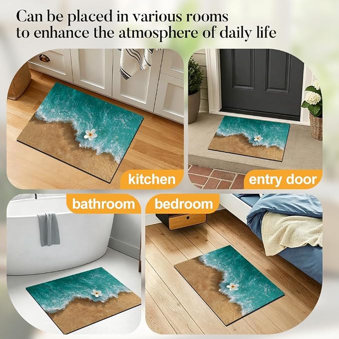 Stovetop cover protective mat, Mediterranean kitchen decor | Heat Resistant Cooktop Protector Mat with Non-Slip Backing, Scratch Protection and Countertop Drying Mat.