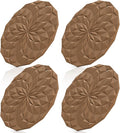 ME.FAN Silicone Trivet Mats - 4 Pack Pot Holders - 7.4'' Thickened Hot Pads for Hot pots, Pans and Dishes, Heat Resistant Silicone Trivet for Table and Counter Top Coffee