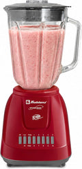 Koblenz LKM-5970 VR Blender, Home and Kitchen Appliances, 500W Motor, 51 Oz | Glass Jar, 10-Speed, Blender for Smoothies, Milkshakes, Purees, 4 Stainless Steel Blades, Metal Coupling, Red, For Gifts