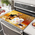 HOMETITUTE Spring Stove Top Cover 28x20 Dog Paw Artwork Heat Resistant Protector