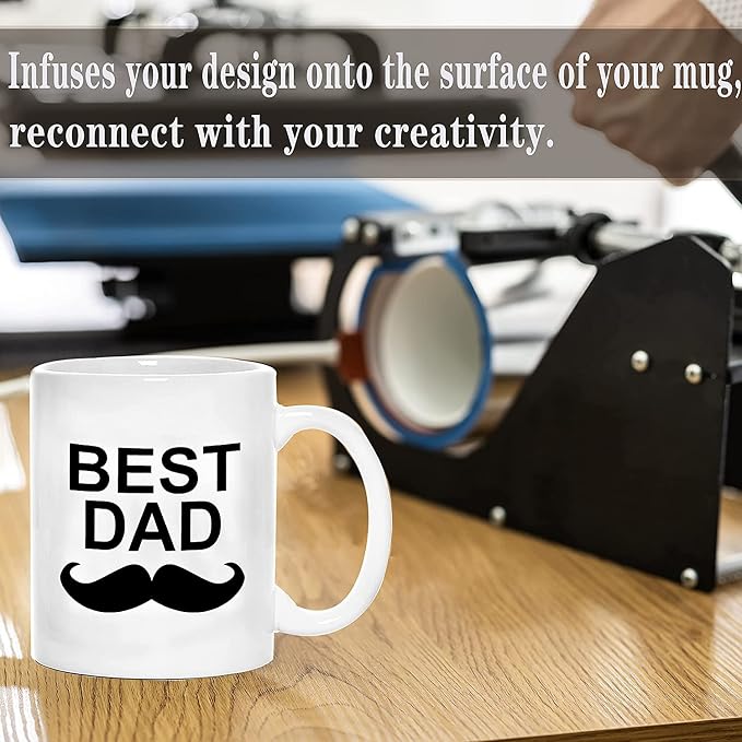 TANGLONG 12PCS Sublimation coffee Mugs 15 oz White Cups for homemade gifts | Tazas Para Sublimar,White CeramicCups for Hot or Ice Coffee,Latte, Soup, Milk, Hot Cocoa,DIY gifts