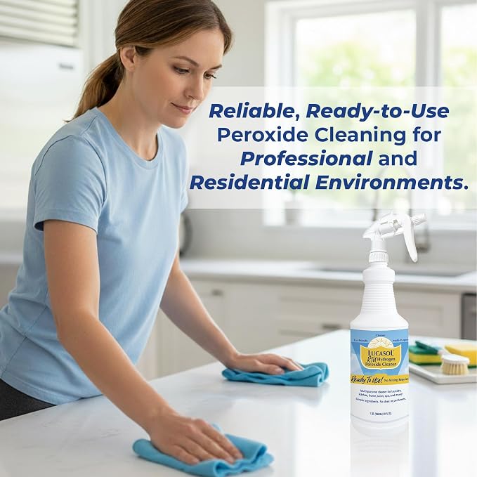 Lucasol Food Grade Hydrogen Peroxide 3% Ready to Use Surface Cleaner