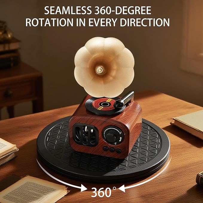 2 Pcs Multi-use Heavy Duty Rotating Swivel Stand - Lazy Susan with Steel Ball Bearings for Model Base/Rotating Plants/Crafts Stand Monitor/Big Screen TV/Monitors/Potted Plants (8 Inch)