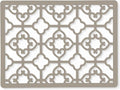 GASARÉ, Extra Large, Thick, Silicone Trivet for Hot Dishes, Pots, and Pans, Heat Resistant Mat for Countertop, Hot Pad for Kitchen, Easy to Clean, 16 x 12 x 3/8 Inches, (Taupe, Spaniard)